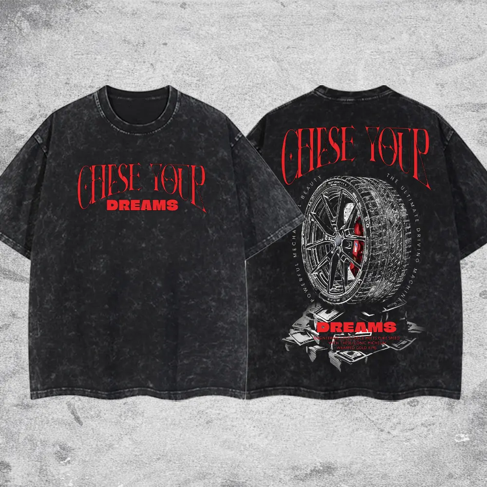 FR - Chase Your Dream Vintage Graphic Tee, Washed T-Shirt, Washed Hoodie, Gildan Heavy Cotton Tee, Gildan Hoodie, Oversized Graphic Shirt, Acid Wash Streetwear, Retro Casual Apparel, Premium Cotton Clothing, Unisex Fashion Gift, Trendy Everyday Wear
