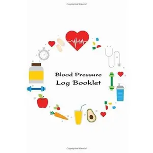 USED-Blood Pressure Log Booklet: Blood Pressure Log Booklet, Portable 6in x 9in Blood Pressure Journal, Blood Pressure Monitoring Chart, Blood Pressure Book (Paperback)
