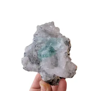 Fluorite Quartz Pyrite Calcite Natural Crystal Cluster mineral