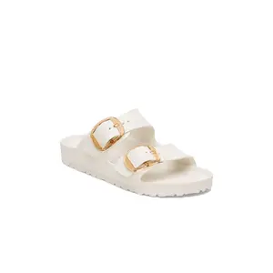 BIRKENSTOCK Arizona Big Buckle Eva Sandal in Eggshell