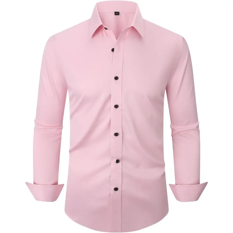 mens burgundy dress shirt - TikTok Shop