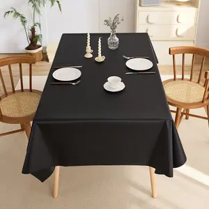 Waterproof Oil-Resistant Washable Rectangular Tablecloth, Long Dining Table Mat, Coffee Table Pad, Photography Background Decoration Cloth