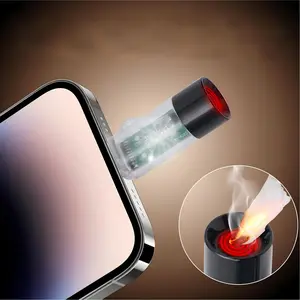 2026 USB Type-C Electric Lighter, Phone or Power Bank Powered, mini, Lightweight, Activated by plugging into Power Source, Automatically Turns Off After 10 Seconds , Windproof  for Travel Outdoor