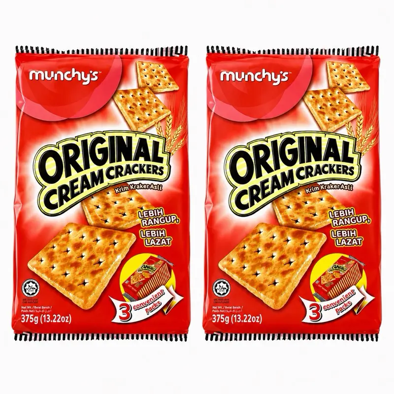 Munchy's Original Cream Crackers 13.75oz ( Pack of 2 )