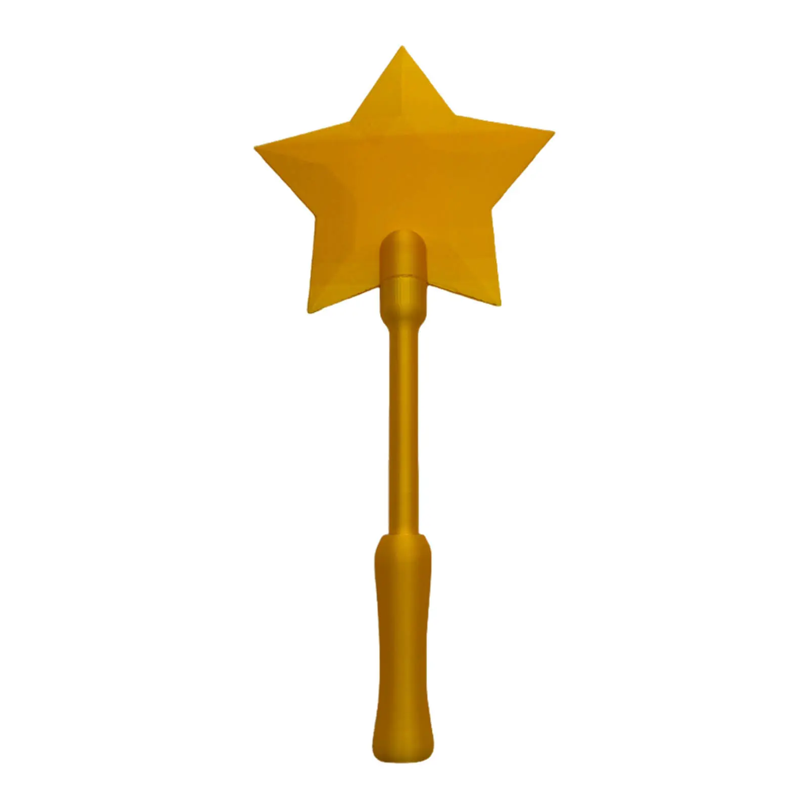 Five-pointed star in bright gold