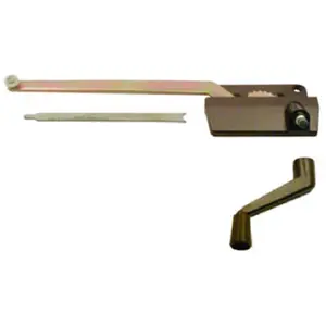 Prime Line 171067-L Left Hand Wood Casement Window Operator- Bronze