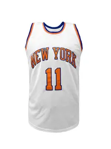 Embroidered Basketball Jersey New York #11, Unisex Breathable Sports Shirt for Men Women, Classic Retro Athletic Top for Game Day Casual Wear Training