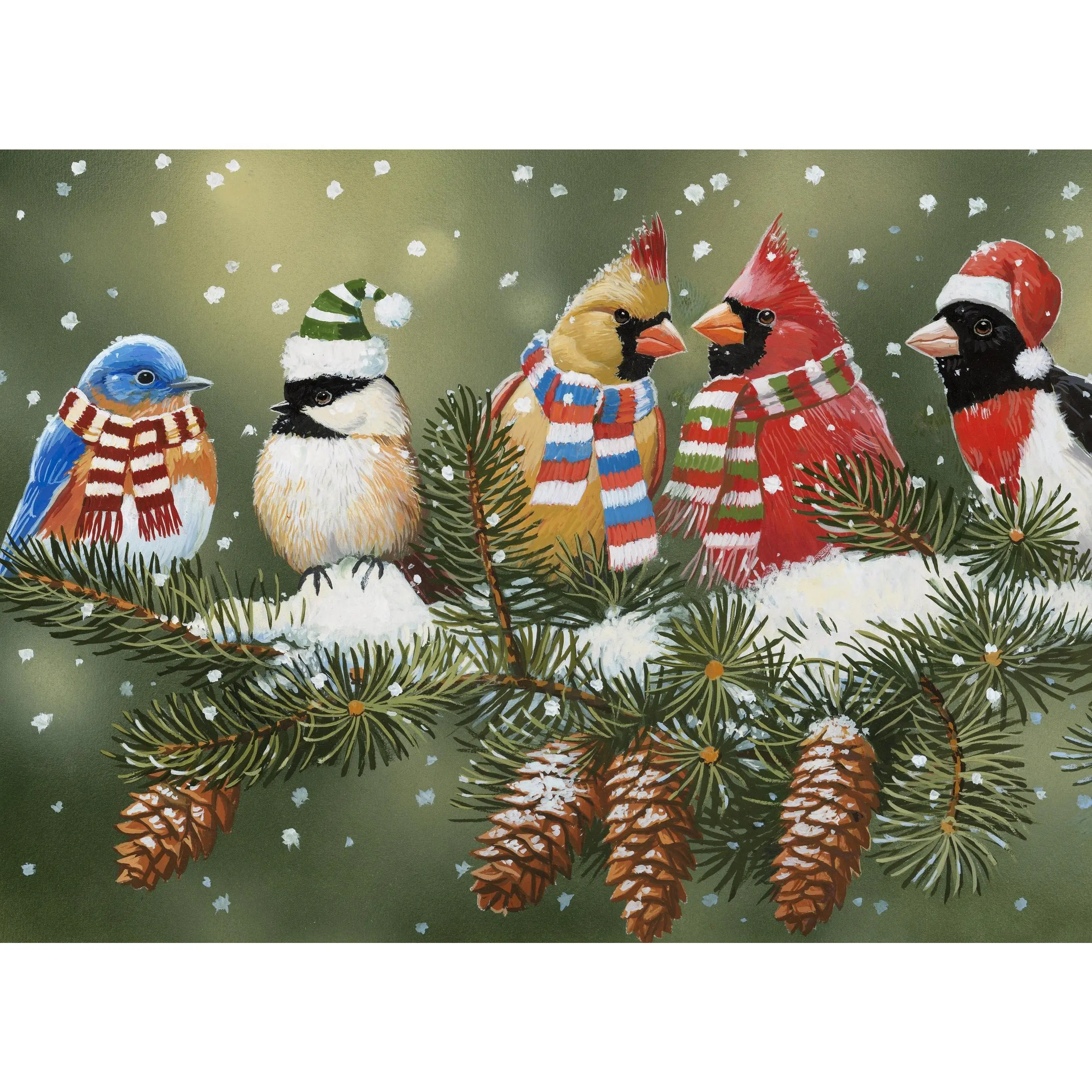 Wrapped Up For Winter (50 Piece Mini Winter Wooden Jigsaw Puzzle)