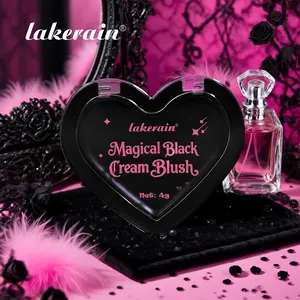 Long-Lasting Color-Changing Blush Cream, Multi-Functional Pigmented Makeup Cream, Waterproof & Sweatproof Formula, Natural Flush Cheek Stain, Dual-Use for Cheeks & Lips, Builds Dimensional Halloween Makeup Look, Suitable for All Skin Tones, Cosmetics