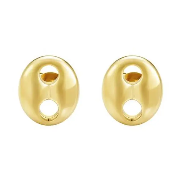 Stately Steel Stainless Steel Coffee Bean Earrings Stately Steel Stainless Steel Coffee Bean Earrings