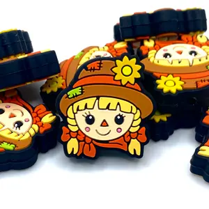 Hey Ya'll Scarecrow Silicone Focal Beads - Crafting, Beading & Jewelry Making for Fall Vibes