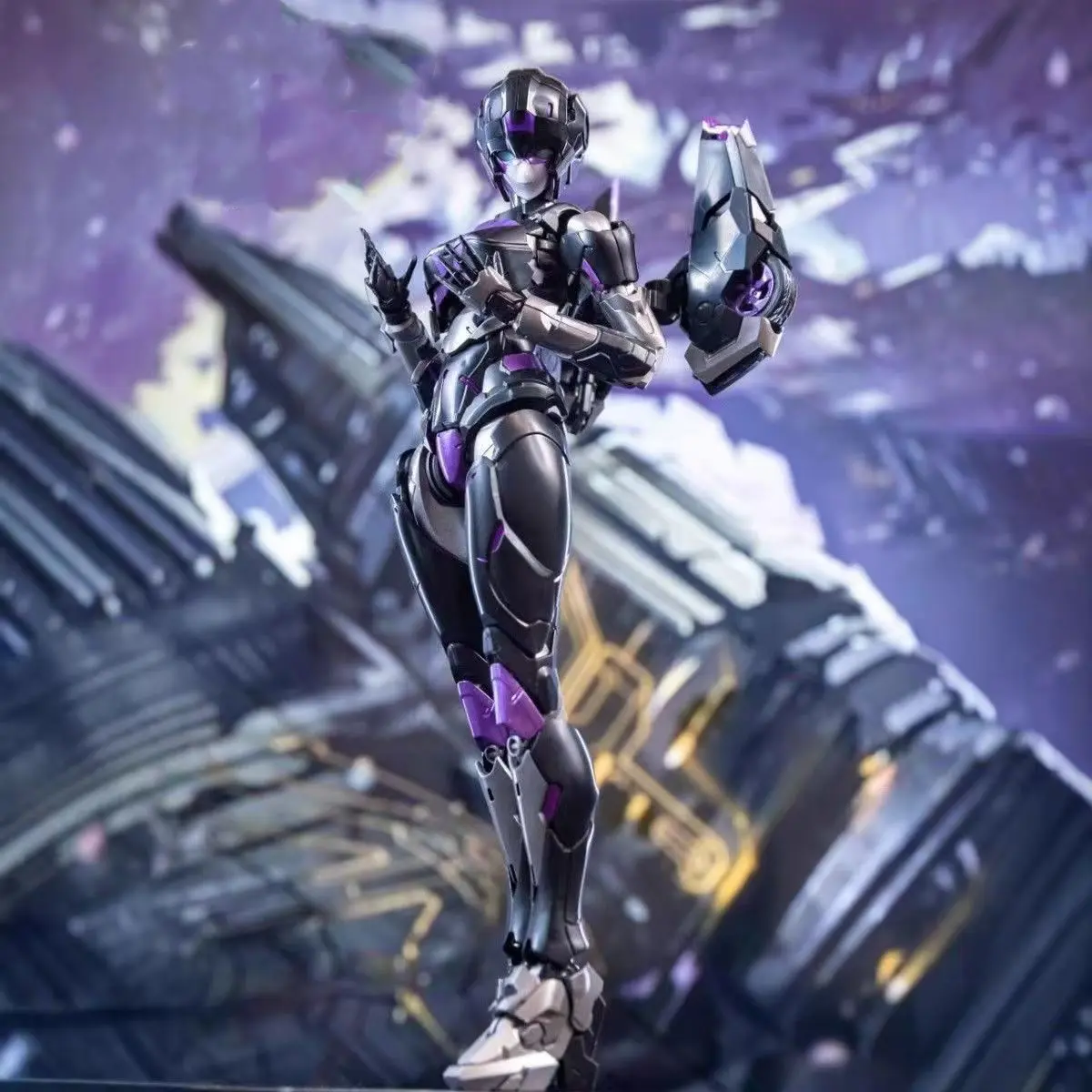 [In Stock] Meili Infinity Transformation M66337 - Charmaine Skye Arcee KO RIOBOT Assembly Figure , Warrior Figure Decor