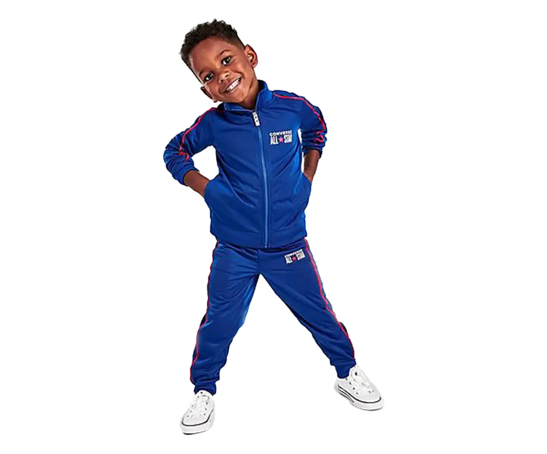 Converse All Star Tape Tricot Jacket and Jogger Pants Baby Boys Clothing Set