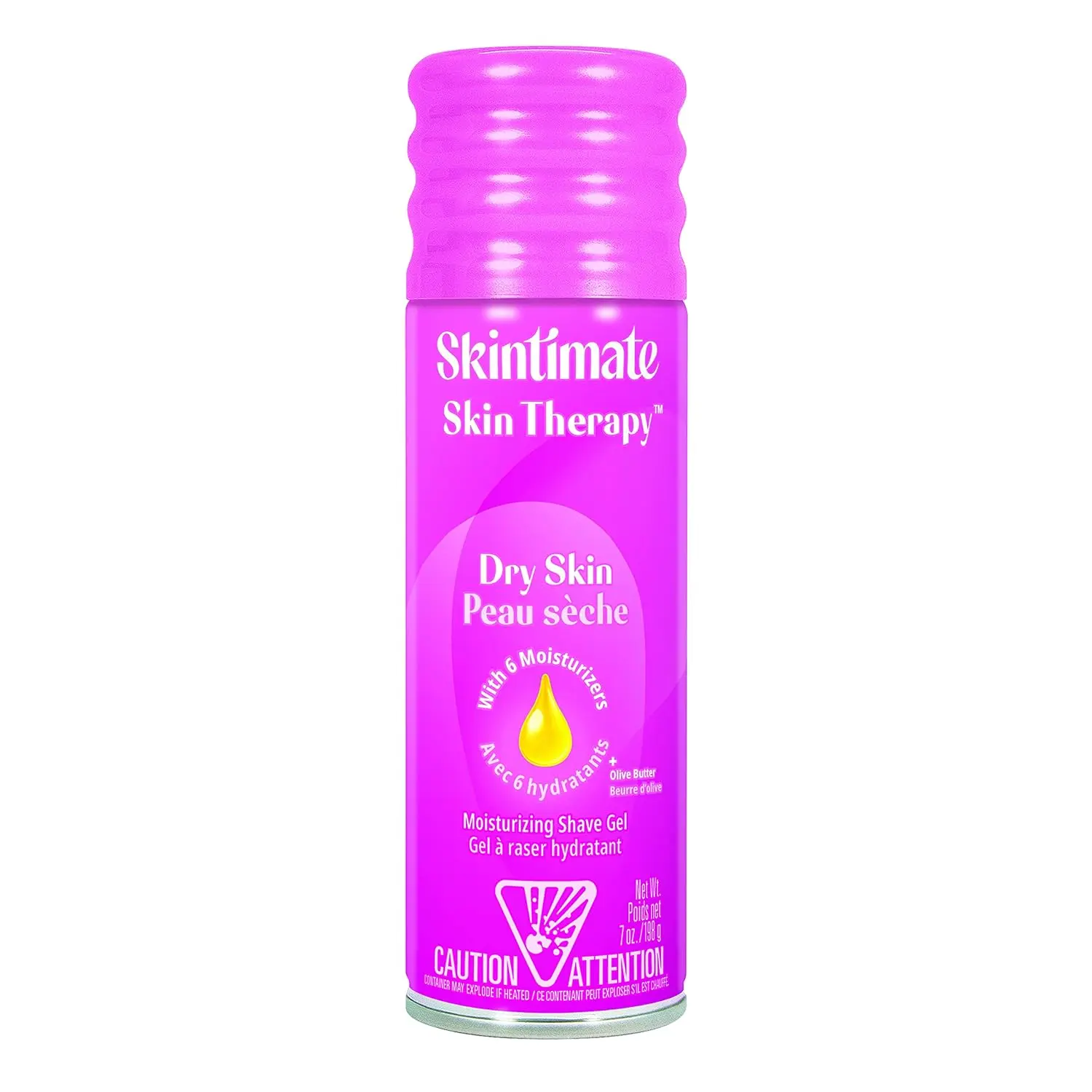 Skintimate Skin Therapy Dry Skin Womens Moisturizing Shave Gel, 198g