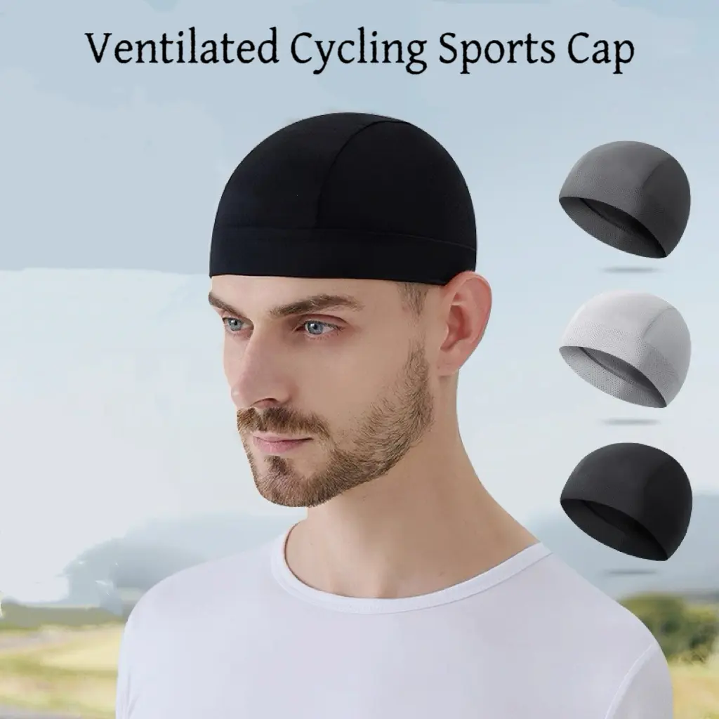 Unisex Lined Brimless Casual Sports Cap - Comfortable, Breathable, Moisture-Wicking Hat for Running, Ideal Birthday Gift for Cycling Enthusiasts