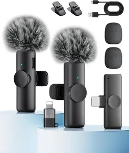 Compact Wireless Mini Microphone, Audio Accessory for Phones & Electronics