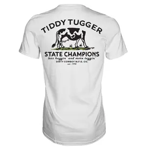 TIDDY TUGGER 1990 STATE CHAMPIONS MEN'S T-SHIRT, funny meme shirt