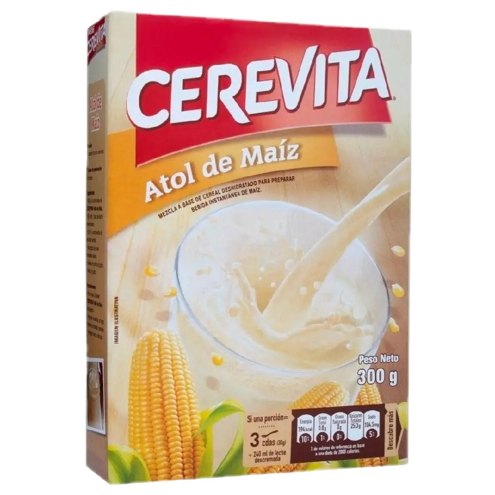 1 Cerevita atol de Maiz corn and s hot cereal mix de 300 g 1 Cerevita atol de Maiz corn and s hot cereal mix de 300 g