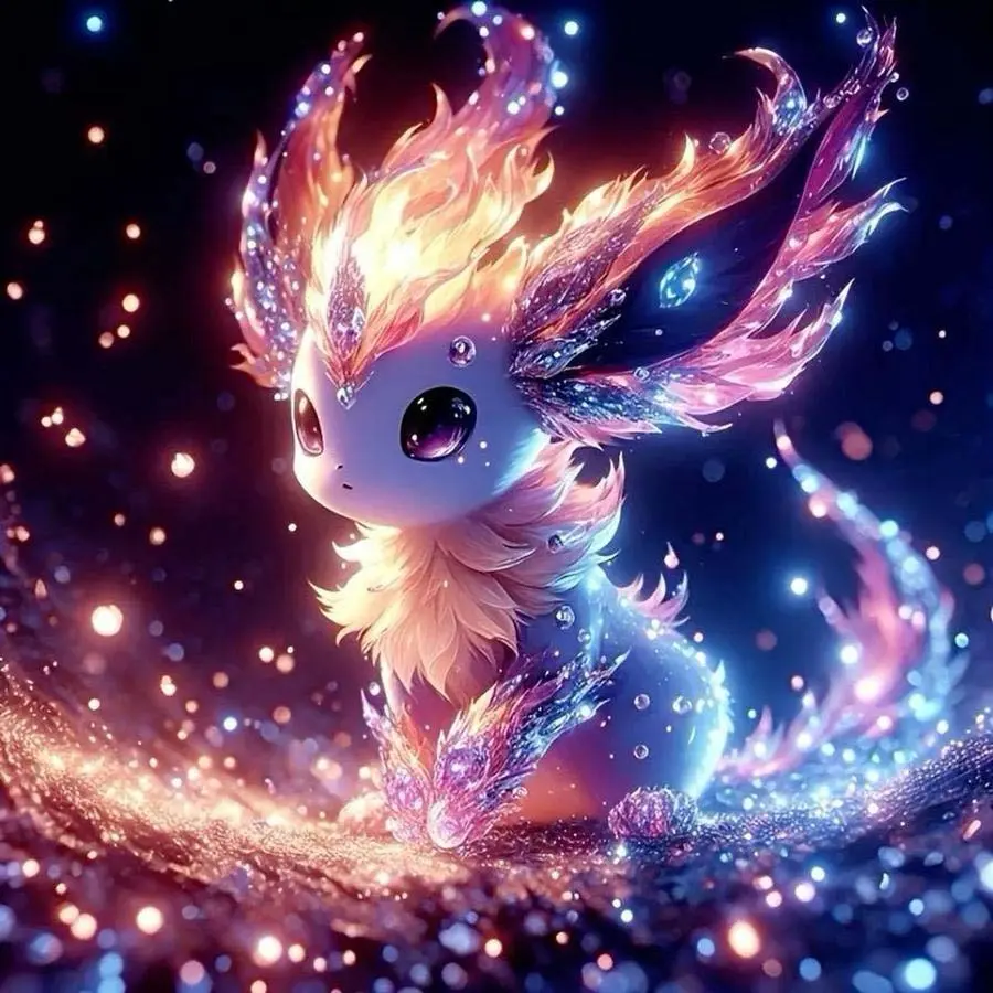 1pcs 5D DIY handmade diamond painting set, 5D diamond art set, DIY decoration, dreamy dragon beast diamond painting set full drill DIY, mosaic, diamond art, DIY art home decoration, Handcraft, suitable for Halloween and Christmas.