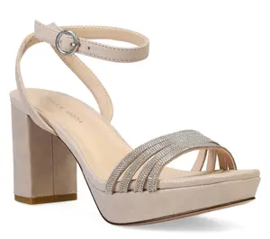 Pelle Moda Suede Platform Sandal - Aliana