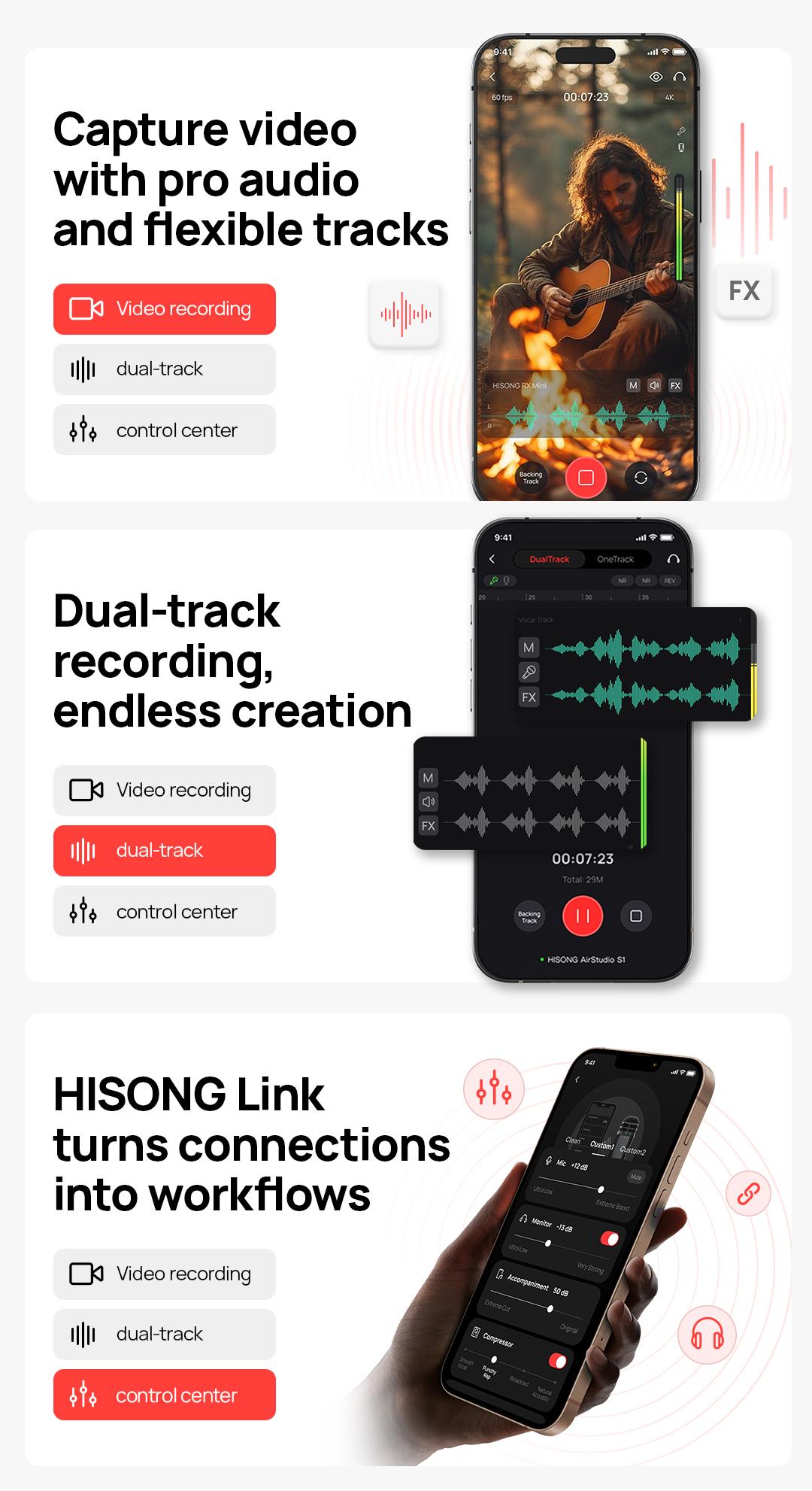 HISONG AirStudio S1 - Monitoring Feature
