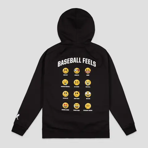 Men's Cotton-Polyester Baseball-Inspired Hoodie - Long Sleeve, Comfortable Fit, Casual Wear Tops, Cotton Sweatshirts with Artwork Print