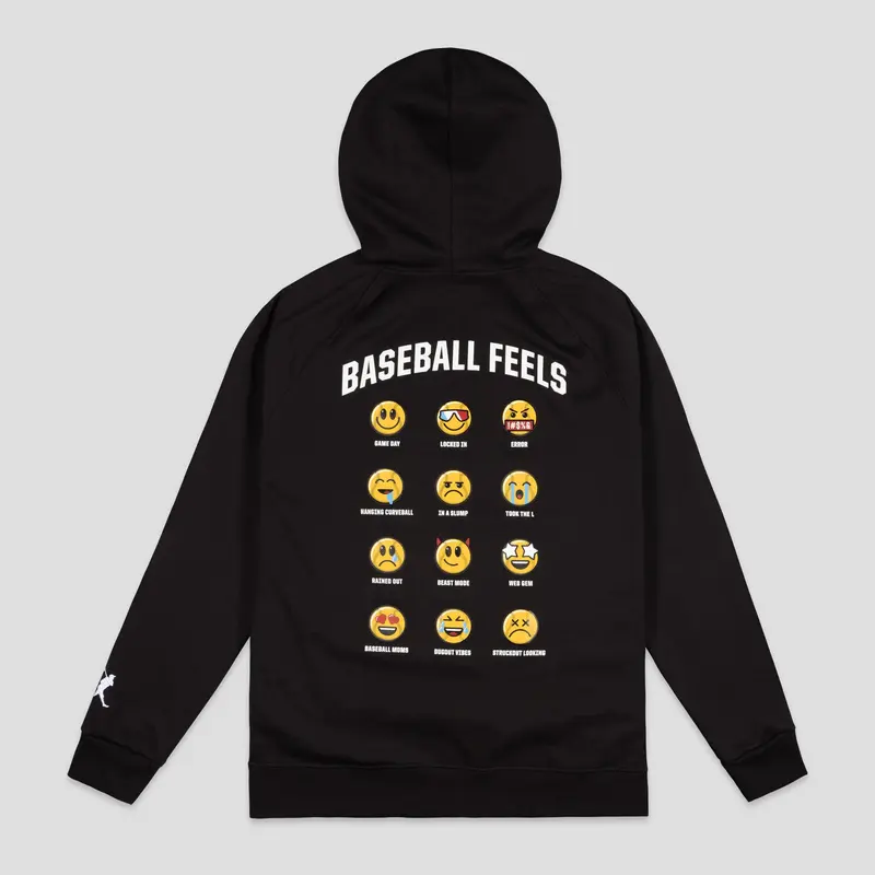 Men's Cotton-Polyester Baseball-Inspired Hoodie - Long Sleeve, Comfortable Fit, Casual Wear Tops, Cotton Sweatshirts with Artwork Print