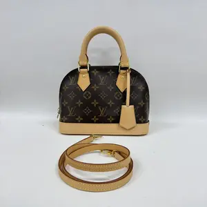 Pre-owned Louis Vuitton coated canvas Tote Bags alma bb 【Senza 2】