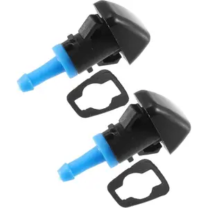 Front Car Windshield Washer Nozzle Wiper Spray For Car,Patriot-Pack of 2 Black