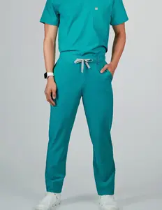 Amalfi Classic Men's Teal Scrub Pants