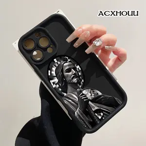 Compatible for iPhone11/12/13/14/15/16/17/promax/x/xs/xr/xsmax Case Religious Statue Art Soft TPU Shockproof Protective CASE