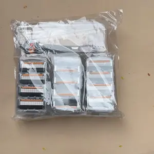 48/24-Piece Men's Razor Blade Replacement Set with Handle - Ultra Sharp Stainless Steel Blades for Smooth Shaving, Works with Standard Razor Handles, Bulk Disposable Blades Face Head Body Shaving