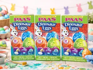 Dinosaur Eggs Easter Decorating Kit – 3-Pack – Fun DIY Craft Set for Kids unique collectible