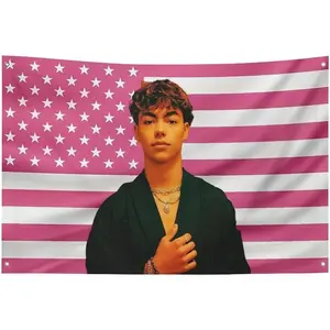 60in x 40in   tapestry Tapestry Malachi Funny American Flag Suitable For College Dormitories, Bedrooms, Living Rooms, Background Decorations Barton Flag Poster Blanket Gift Merch  poster  home decor banner wall art bedroom