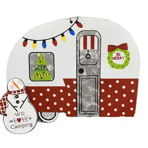 Camping Christmas Keepsake Ornament - Perfect for Camping Enthusiasts