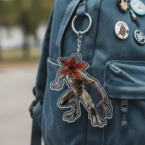 Demogorgon Acrylic Keychain, Demogorgon ST Bag Charms, Stranger Things Keychian, Movie Fan Gift