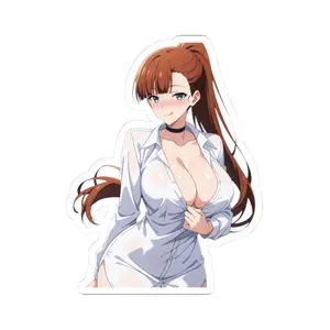 Anime Character Kiss-Cut Stickers, Cute Decorative Stickers, Laptop Decals, Gift for Anime Lovers, Aesthetic Wall Art
