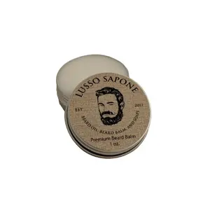 Beard & Mustache Balm Hand Crafted Beard Care by Lusso Sapone