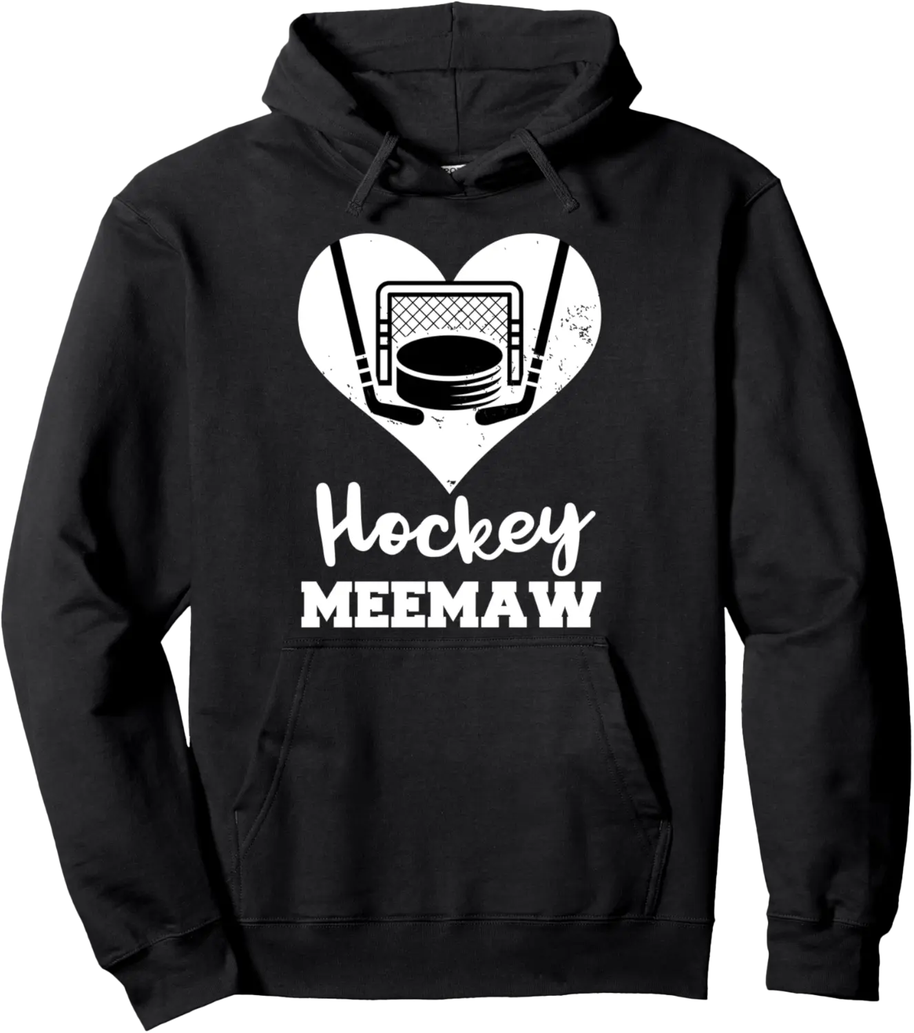 Hockey Meemaw Funny Hockey Heart Grandma Mee Maw Pullover Hoodie - Yoandymira Shop 68B0BHX4NSG1