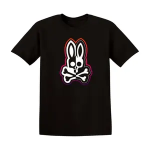 Happy Easter Men's Bone Rabbit Shirt Funny Cool Bunny Tee