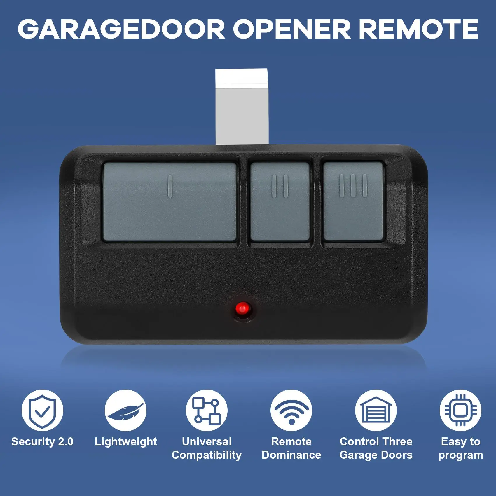 【SUMNEW】 Garage Door Opener Remote,for LiftMaster/Chamberlain/Craftsman Garage Door Opener,Replaces 893MAX/891LM/883LM/877MAX 893LM G953EV-P2 371LM 37