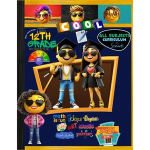 12th Grade All Subjects Workbook: Grade 12 Math Grammar Science Social Studies History Reading Writing Life Skills Lesson All In One Homeschool ... Brag Sheet & End-of-Year-Elevation Form Paperback – August 27, 2024