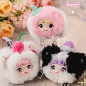 Nommi 100% Sweetness series vinyl Plush Doll Blind Box -In-stock-Holiday Gifts - Birthday Gifts - Cute Toys -HomeDecor -Keychains-Inspired Accessories for Keys &Handbag  Soft Cuddly Material