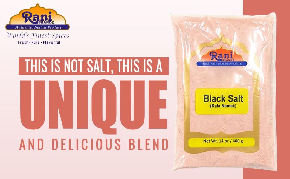Rani Black Salt Powder (Kala Namak) Mineral 14oz (400g) ~ Unrefined, Pure and Natural | Vegan | Gluten Friendly | NON-GMO | Kosher | Indian Origin Rani Black Salt Powder (Kala Namak) Mineral 14oz (400g) ~ Unrefined, Pure and Natural | Vegan | Gluten Friendly | NON-GMO | Kosher | Indian Origin