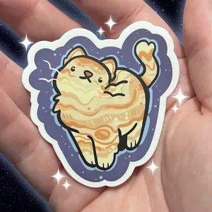 Jupiter Cat ~ Sticker