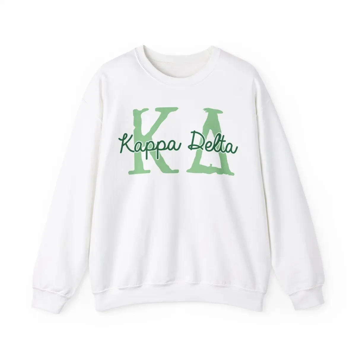 Kappa Delta Greek Type Crewneck Sweatshirts