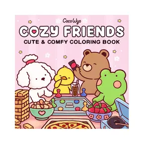 Cozy Friends Coloring Book – Cute Animal Designs for Relaxation - Paperback