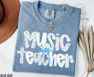 Comfort Colors® Music Teacher Shirt, Music Teacher Gift, Music Shirt, Music Gift, Music Gifts, Music Lover Gift, Music Shirt, Chorus Teacher