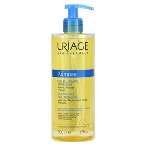 Uriage Xemose, Cleansing Soothing Oil, Unscented, 17 fl oz (500 ml)