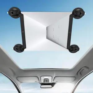 Starlink Mini  Suction Cup Mount, All-Weather Suction Cup Mount Holder, Starlink Mini Easy Assembley Mount for Boat, RV, Sunroof, Road Trip, Secures  Signal at High Speed